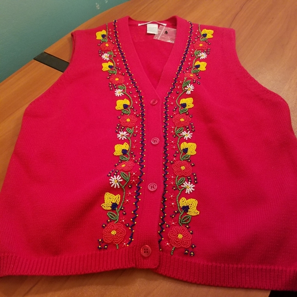 The Limited beaded sweater vest - Picture 1 of 7